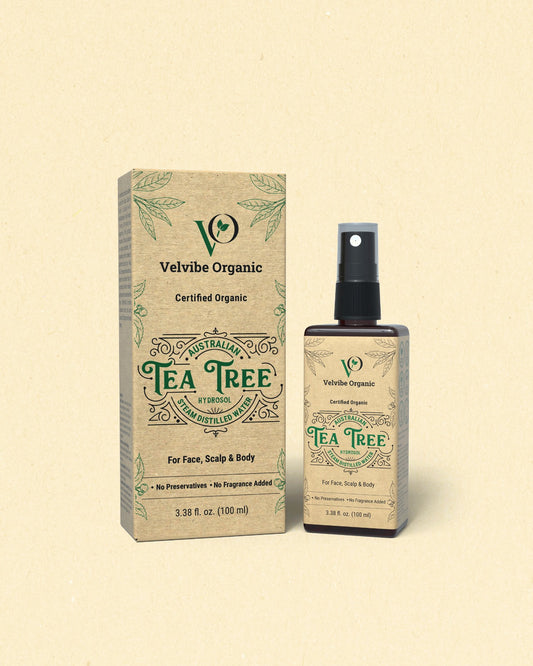 Velvibe Organic Australian Tea Tree Hydrosol – King of Skin Care